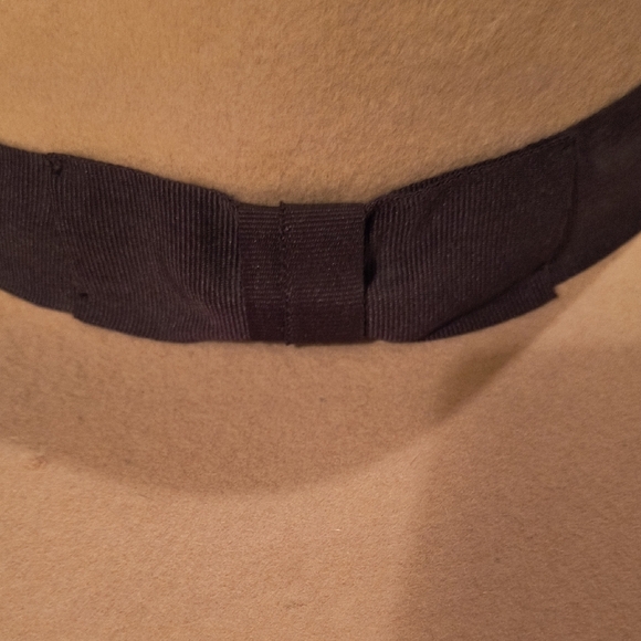 H&M Women's Wide Brim Hat with Dark Brown Band - Picture 4 of 5